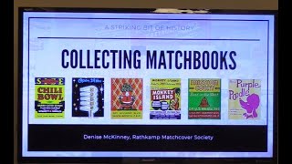 2023 CCA Convention  All You Need to Know About Collecting Matchbooks seminar [upl. by Francie]