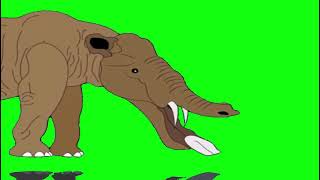 Amebelodon Green Screen for Sticknodespro6522 [upl. by Linskey]