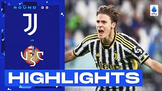 JuventusCremonese 20  Juve reclaim second place with home win Highlights  Serie A 202223 [upl. by Eednac]