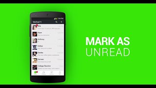 WeChat Quickies Mark messages as Unread [upl. by Inohtna]