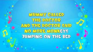 Ten Little Monkeys  Sing A Long  Learning Song  Counting Song  Nursery Rhyme  KiddieOK [upl. by Erot]