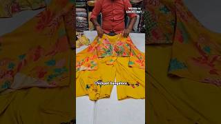 chickpet bangalore wholesale price kurta sets lehenga and sarara suit croptop collection video [upl. by Xantha]