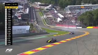 FORMULA 2 F2 Spa 2019 Belgium Massive Horror Crash  Rest In Peace Anthoine Hubert [upl. by Angell]