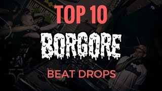 TOP 10 Best Beat Drops  Borgore [upl. by Duquette317]