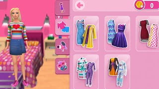 BARBIE DREAMHOUSE ADVENTURES CONHECENDO O QUARTO DA BARBIE [upl. by Lledniuq]