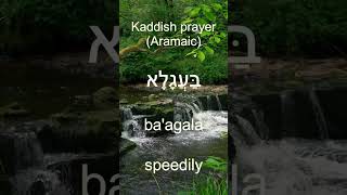 Days of Awe קַדִּישׁ Kaddish Ancient Ashkenazi Rosh Hashanah Tune  Learn Hebrew with IsraelMusic [upl. by Eecrad]