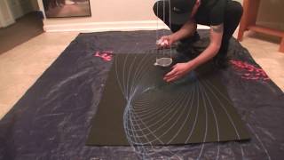 Lissajous Patterns Pendulum Painting [upl. by Atsirak]