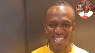 KSI Without His Bandana 😳 [upl. by Lebatsirc]