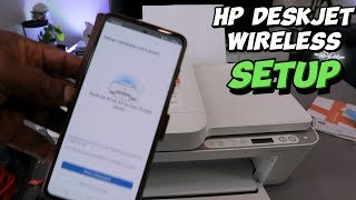 How To SetupConnect HP DESKJET 4100 To WIFI [upl. by Drye455]