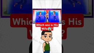 Which One Is His Wife 😱 riddles riddle quiz riddlechallenge [upl. by Einneg]