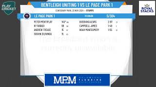 Bentleigh Uniting 1 v Le Page Park 1 [upl. by Giglio]