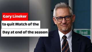 Gary Lineker to Step Down as MOTD Host End of an Era [upl. by Adamis]