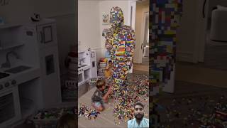 Smashing a 34000 Brick Statue brickseek lego toys bricklife satisfying brickowl [upl. by Granville]