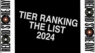 Record Store Day Tier Ranking the List 2024 [upl. by Flint]