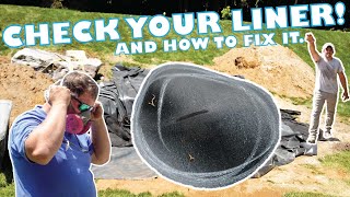 Avoid This Liner Mistake Pond Building Horror Story [upl. by Mimajneb]