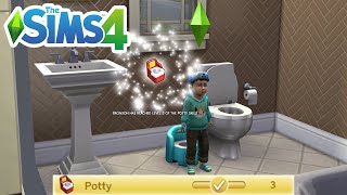 How To Max Toddler Potty Skill Cheat  The Sims 4 [upl. by Petra]