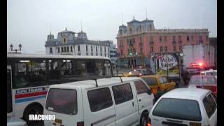 Por la Av Alfonso Ugarte y Colonial Centro de Lima [upl. by Ogilvy]