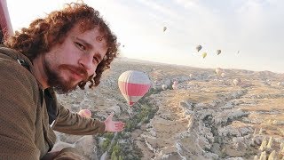 ¿Qué se siente volar a 900 METROS en un globo  Capadocia  Turquía 🇹🇷 [upl. by Atteuqal]