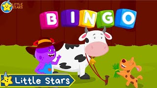 BINGO  Nursery Rhymes amp Kids Songs  Little Stars [upl. by Aciretnahs340]