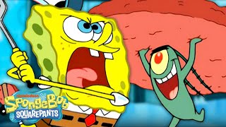 Plankton Steals the Frozen Krabby Patty 🧊  Full Scene Krabs a la Mode  SpongeBob [upl. by Ennaylime]