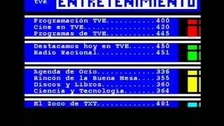 TVE Teletexto 2015 [upl. by Koppel]