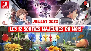 📅 Le Calendrier des Sorties Nintendo Switch  Juillet 2023 📆 [upl. by Zucker]