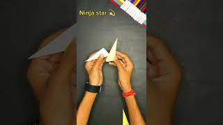 Making a Ninja Star out of Paper is Surprisingly Deadly viralvideo shortvideo ninjastar share [upl. by Enelrats]