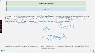 Structure of atom NCERT Textbook exercise Part 06 SATHEEENGG swayamprabha engineeringexams [upl. by Longan]