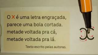 TEXTO COMO FAZER A LETRA X [upl. by Vyky270]