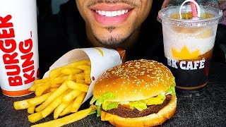 ASMR BURGER KING ANGRY WHOPPER FROZEN COKE MUKBANG  EATING SHOW BIG BITES  NO TALKING [upl. by Llednek]