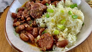 How To Make Red Beans and Rice plated redbeansandrice [upl. by Pascoe]