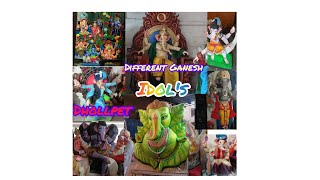 dhoolpet different Ganesh idols ganapatibappamorya ganapati ganeshchaturthi ganesha ganeshutsav [upl. by Cheatham]