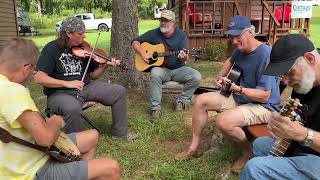 Tallapoosa bound  Justin Manglitz fiddle Dan Gellert banjo  Kennedy Creek Festival North Georgia [upl. by Most564]