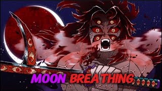 Moon Breathing Showcase ITS ABSOLUTELY BROKEN  Roblox  Demon Blade [upl. by Hedy722]