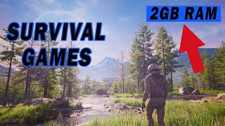 Top 5 Open World Survival Games For LowMid Specs PCs  1gb vram quad core 2gb ram 2021 [upl. by Kerrin967]