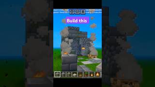 Cave in Minecraft  how to make cave in Minecraft minecraft shorts [upl. by Aleacin]