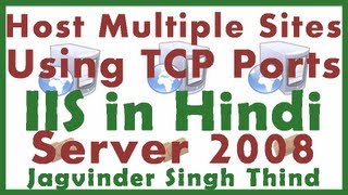 ✅ Use multiple TCP ports to Host Multiple Web Sites on Single Server on IIS in Windows server 2008 [upl. by Bernita]