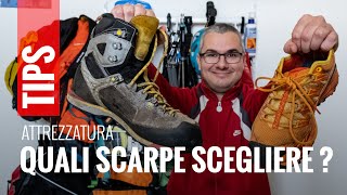 Scarpe da Trekking Scarponi o da Trail Running quali scegliere [upl. by Quintus]