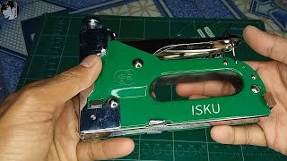 Review Staple Gun ISKU 3 IN 1 [upl. by Mailliwnhoj]