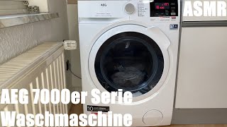 Entspannung Waschen AEG 7000er Serie Entspannungswaschen ECO 4060 Color 40° Relaxen komplett ASMR [upl. by Eenaj]