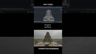 The Stone Palace palace design walkthrough architecture revit lumion animation ytshorts [upl. by Targett877]