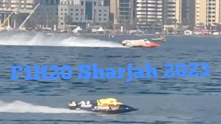 F1H20 Sharjah 2023 Al MajazBuhaira Corniche [upl. by Torbart]