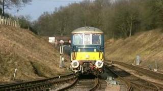 Bluebell Railway  No 73136 Shunting goods wagons in Horsted Keynes North yard [upl. by Grizel]