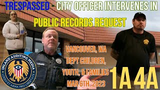 TRESPASSED  CITY OFFICER INTERVENES IN PUBLIC RECORDS REQUEST [upl. by Nossila]