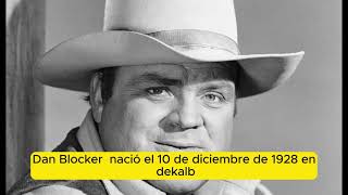 Dan Blocker Fue un actor estadounidense conocido principalmente por su papel como Hoss Cartwright [upl. by Ahsemo]