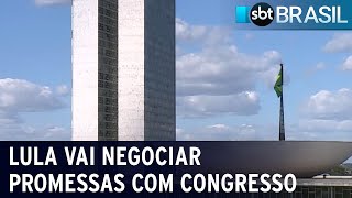 Lula vai negociar promessas com Congresso  SBT Brasil 311022 [upl. by Ades845]