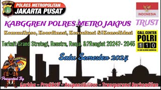 Kabagren Polres Metro Jakpus melaksanakan Pra Grand Strategi Renstra Renja amp Rengiat 2025  2045 [upl. by Masry]