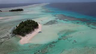 Drone Aerial video of Pisar island found within Chuuk lagoon Chuuk State [upl. by Annahsad708]