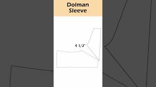 How to draft all Designs of Dolman Sleeve for Dresses or Top  How to cut Dolman Seeveshort [upl. by Ltsyrk800]