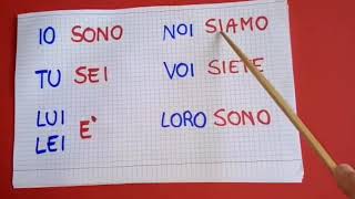 Corso di Italiano il verbo essere [upl. by Amato]